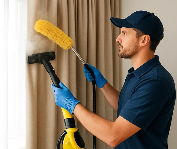 Emergency same-day curtain stain removal camira Matty Curtain Cleaning